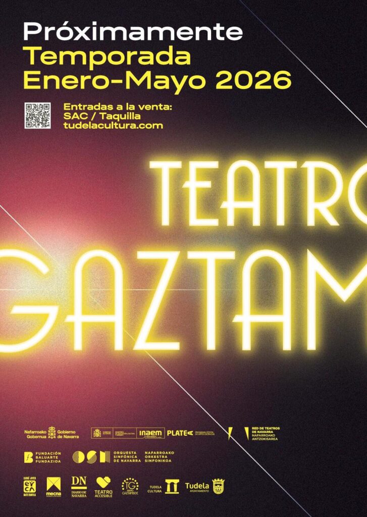 Cartel próximamente nueva temporada teatro Gaztambide enero-mayo 2026