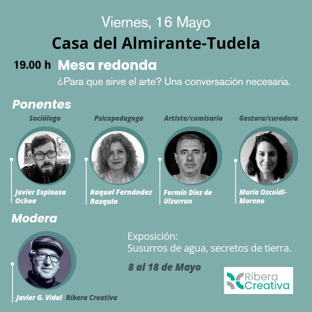 Mesa redonda Susurros de agua, secretos de tierra